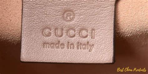 where does gucci manufacture